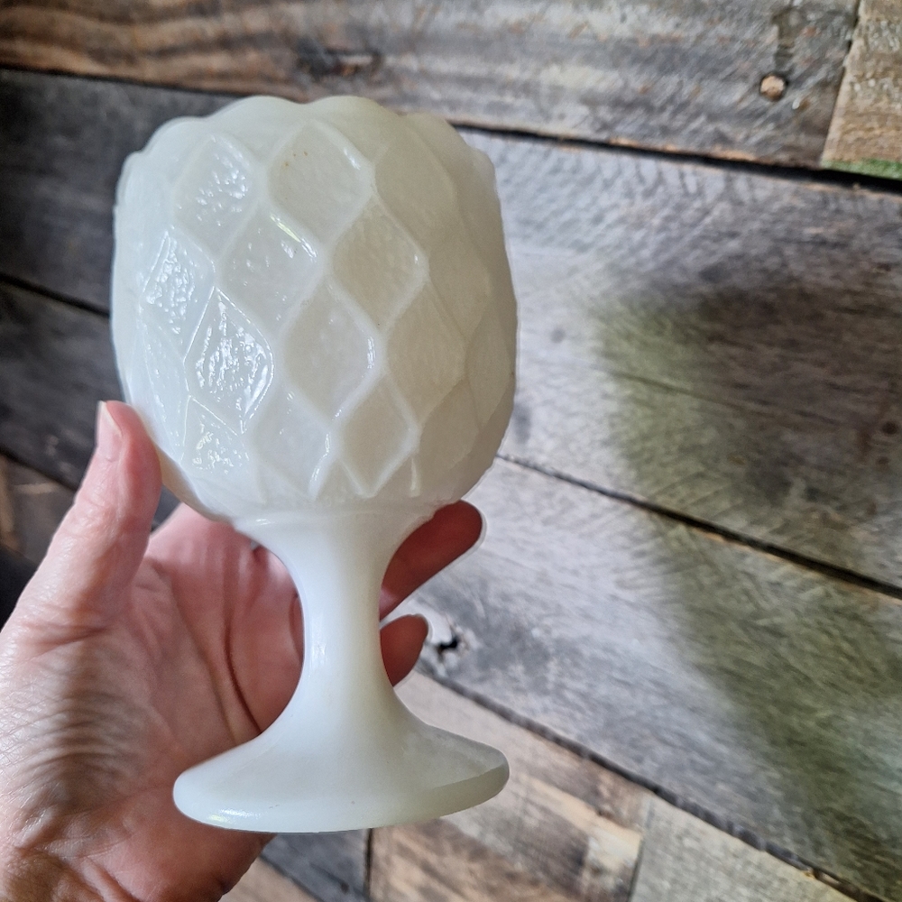 Vintage milk glass